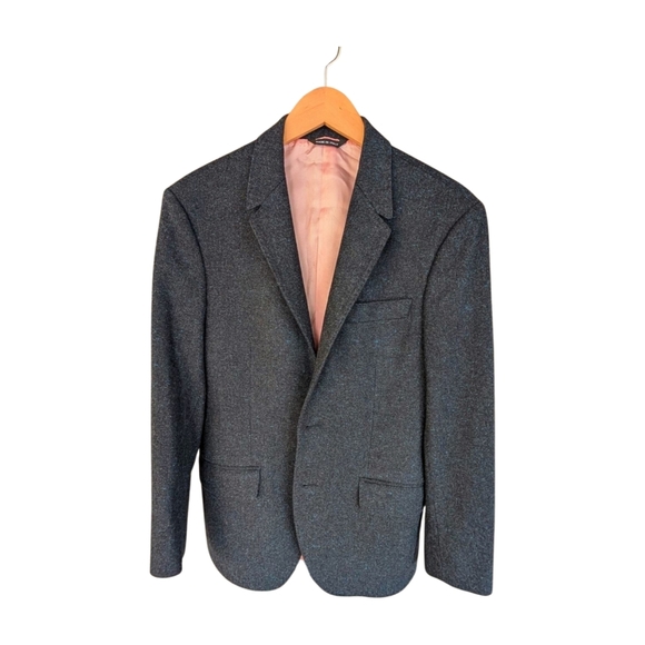 Paul Smith Wool/Cashmere Heathered Navy 2 Button Suit Jacket Size 38R - Picture 2 of 16
